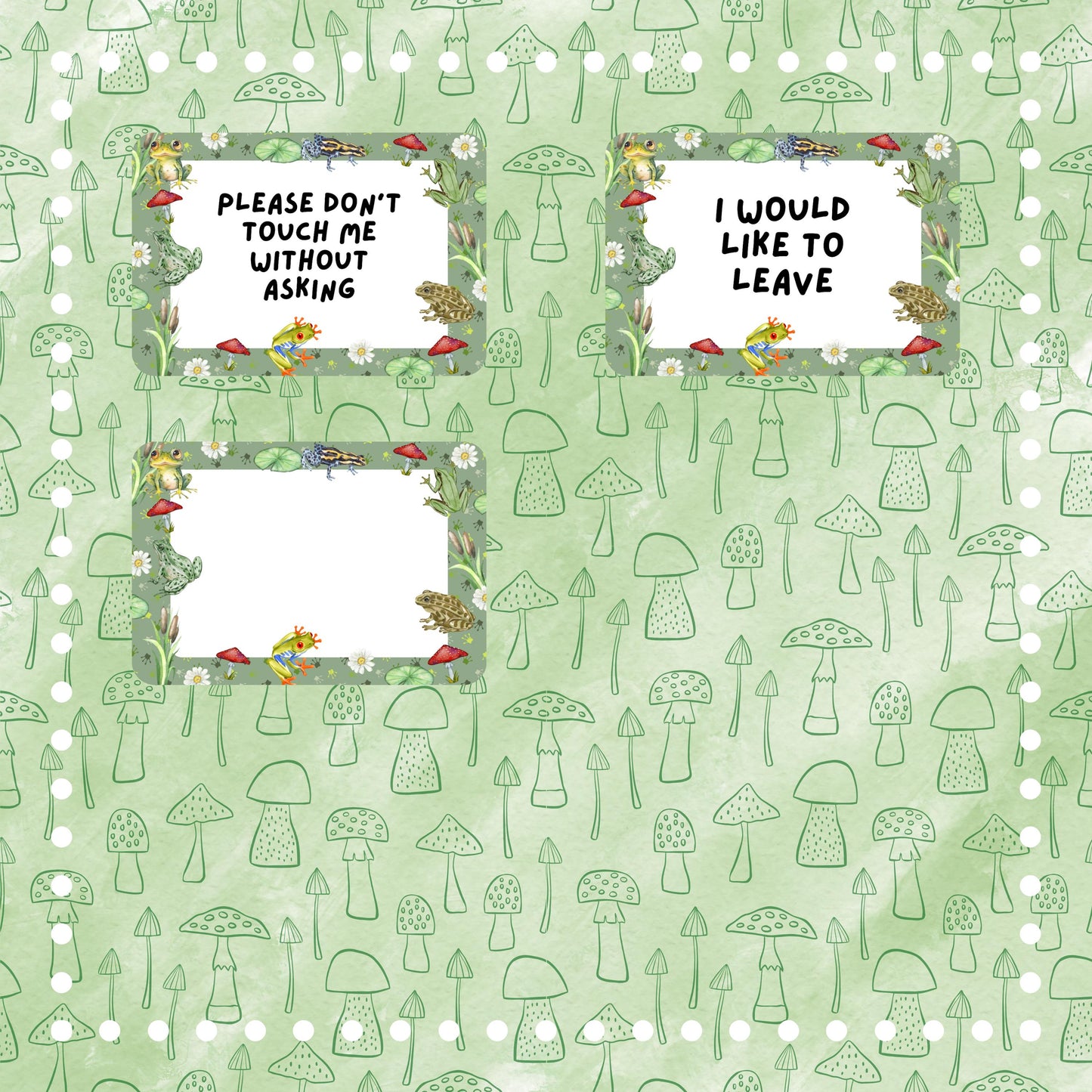 Frog Communication Cards