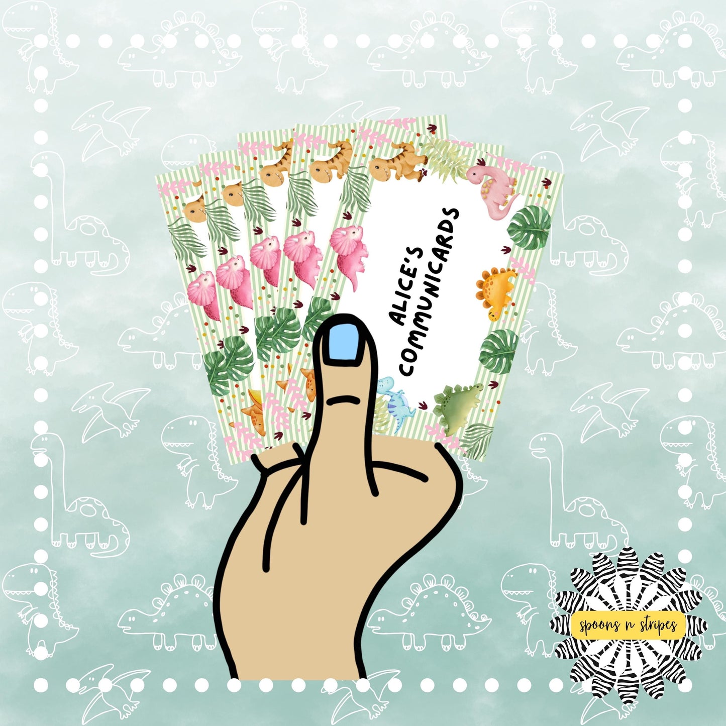 Dinosaur Communication Cards