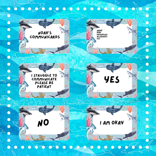 Shark Communication Cards