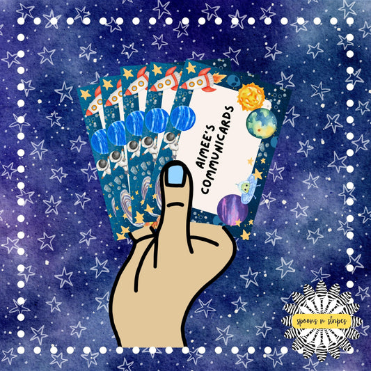 Space Communication Cards