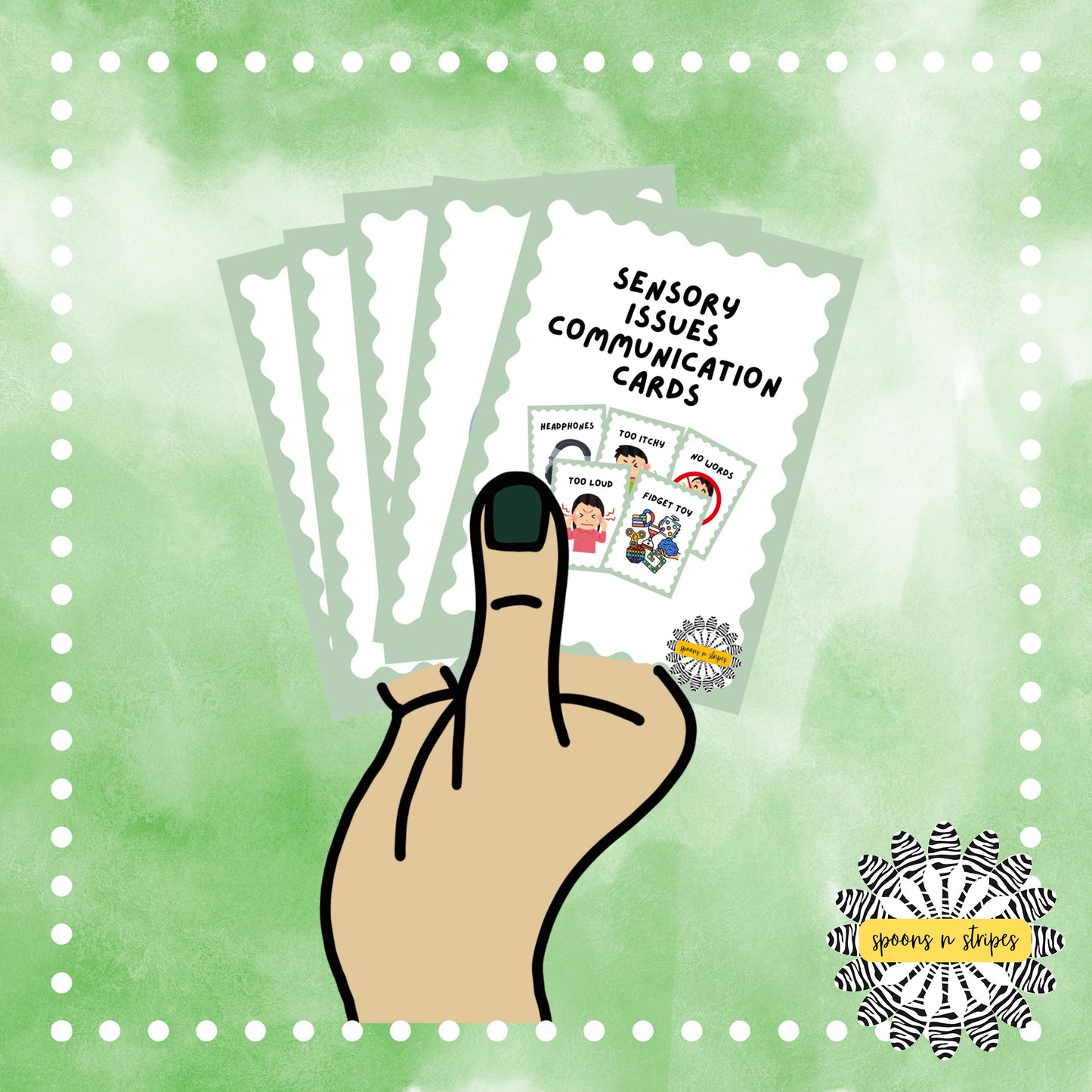 Sensory Issues Communication Cards