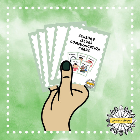 Sensory Issues Communication Cards