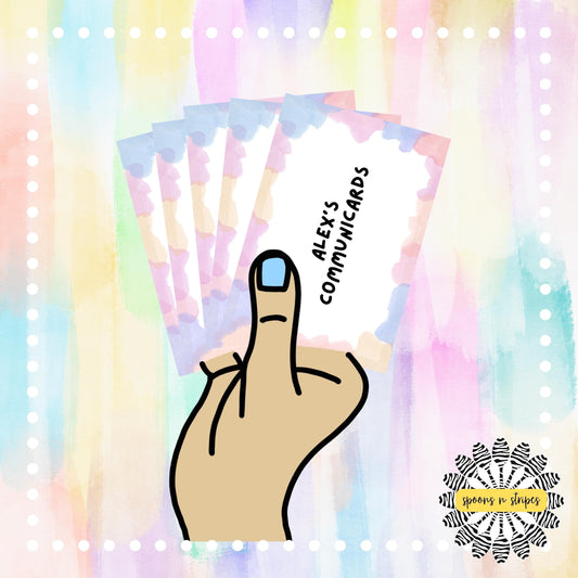 Watercolour Communication Cards