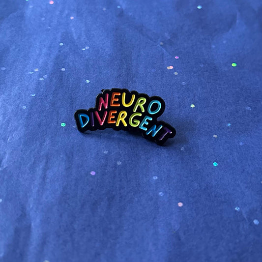 Neurodivergent Enamel Pin