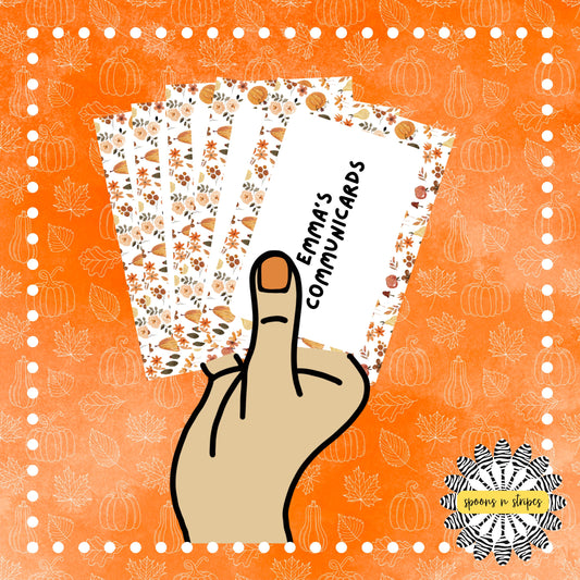 Autumnal Communication Cards
